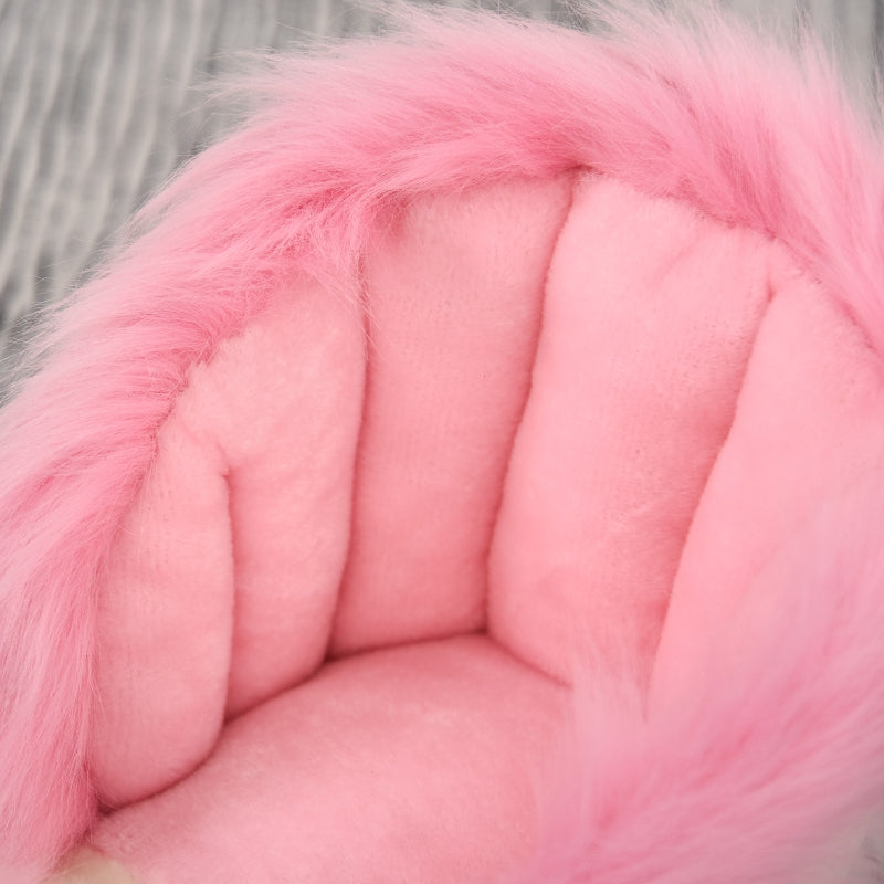 hobbelpaard voor kinderen wit roze veilig duurzaam speelgoed