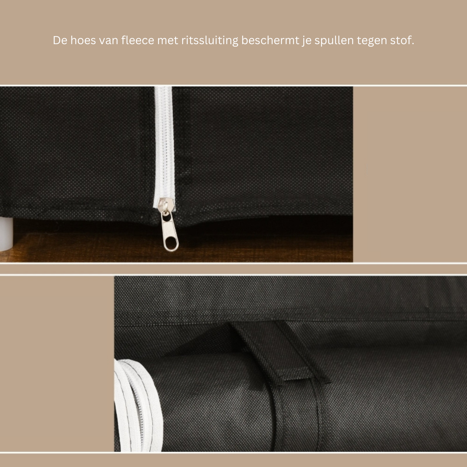 Lichte opvouwbare kledingkast van stof 150x43x162,5 cm praktisch en ruim