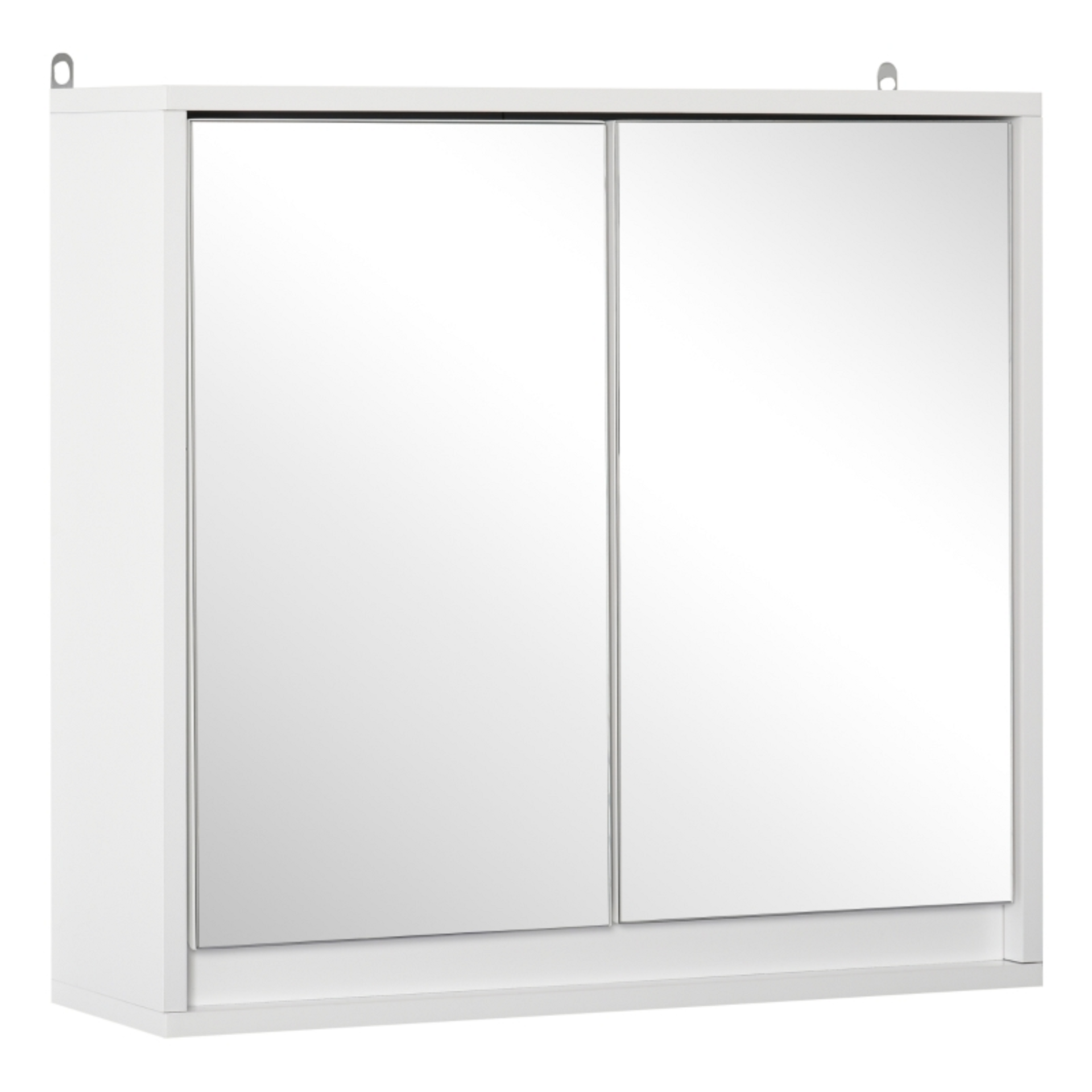 Spiegelkast badkamer wit met spiegel 48x14,5x45 cm