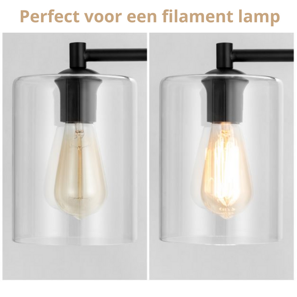 Industriële staande lamp met verstelbare kap – zwart – Ø25×168 cm