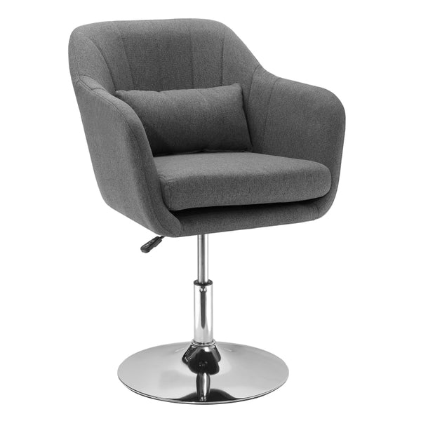 Verstelbare draaifauteuil in grijs – 60×60×79-91 cm – comfort & design