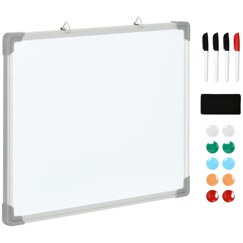 Magnetisch memobord whiteboard met aluminium frame – 60x45 cm