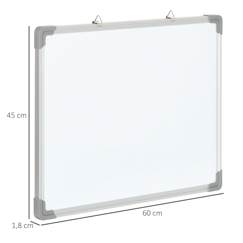 Magnetisch memobord whiteboard met aluminium frame – 60x45 cm