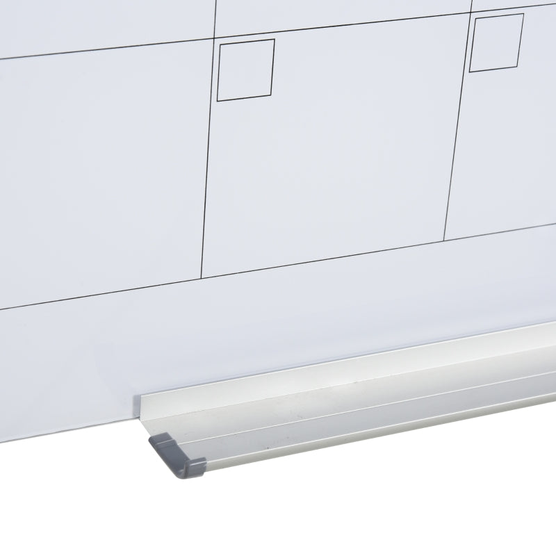 Magnetisch whiteboard maandplanner met aluminium frame – 90x60 cm