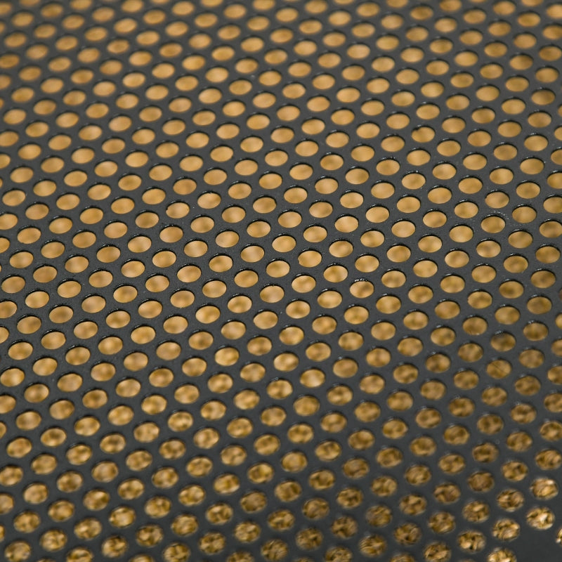 Industriële bijzettafel met wieltjes en opbergruimte – 51×36×65 cm