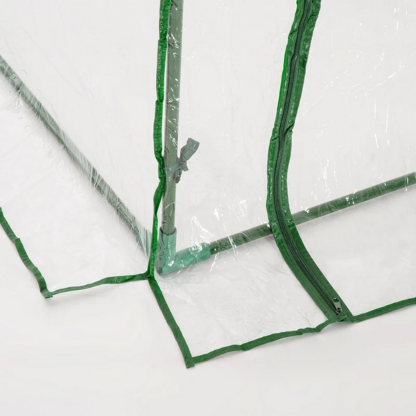 Tunnelvormige XL kweekkas groen – 395 x 100 x 80 cm broeikas