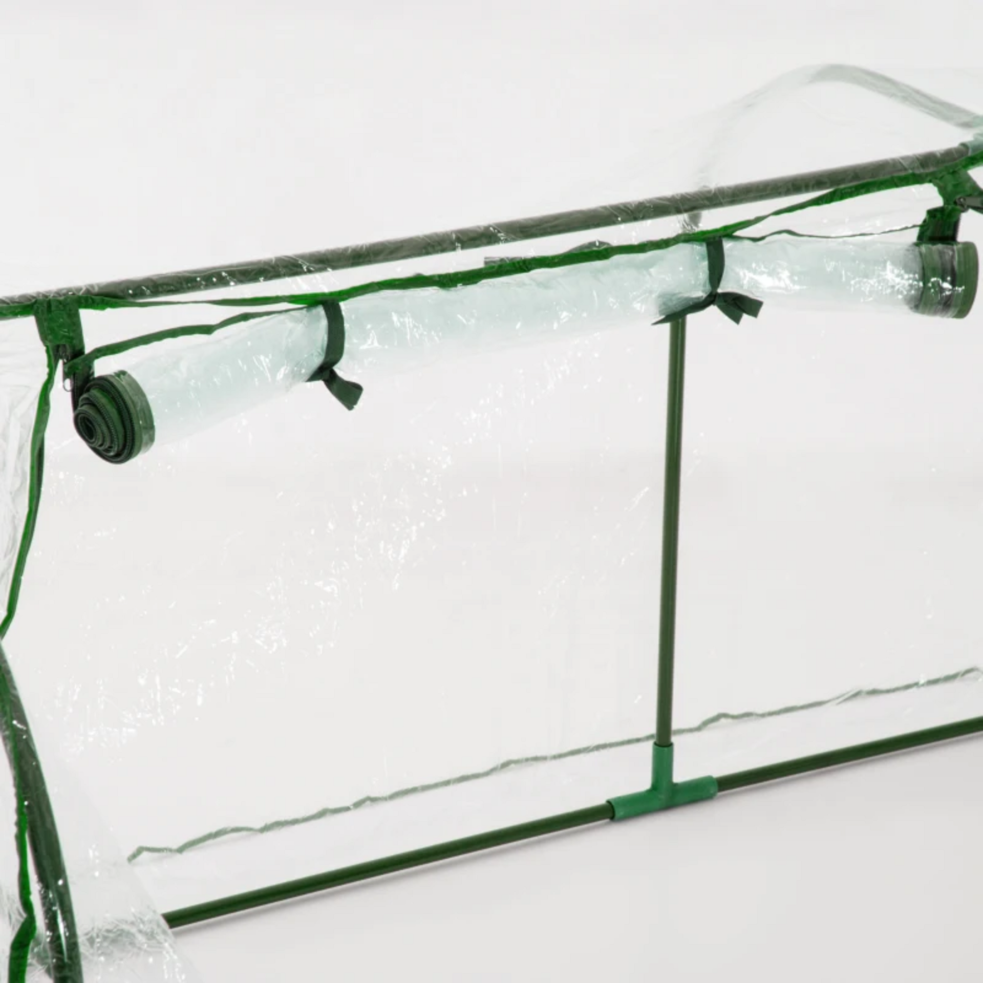 Tunnelvormige XL kweekkas groen – 395 x 100 x 80 cm broeikas