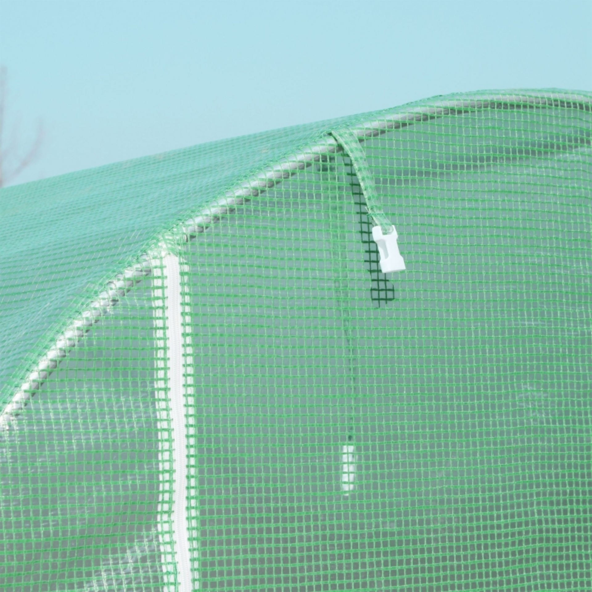 Tunnelkas XL 500x200x200 cm groen als tuinkas en kweekkas