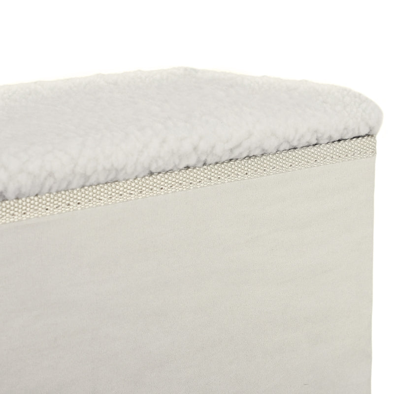 Opvouwbare hondentrap met 3 treden en opbergruimte – wit – 40×59×54 cm