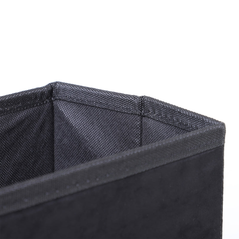 Opvouwbare hondentrap met 3 treden en opbergruimte – zwart – 40×54×48 cm