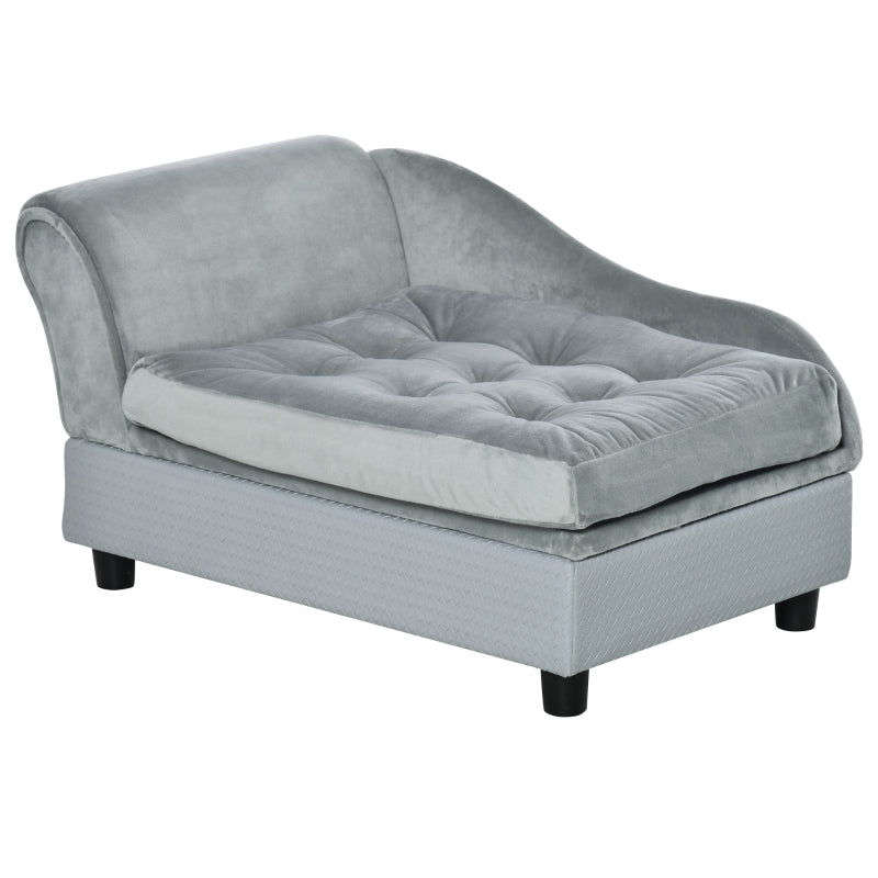 Stijlvol hondenbed met opbergruimte grijs – comfort en functionaliteit