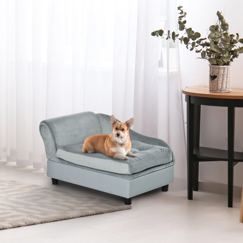 Stijlvol hondenbed met opbergruimte grijs – comfort en functionaliteit