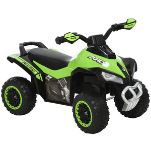 Groene quad loopauto 68x38x44 cm met muziek – stoere en veilige kinderauto voor leeftijd 8-36 maanden