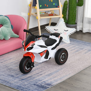 3-in-1 loopauto trike met muziek wit – ideaal voor peuters met stoer politieauto ontwerp en speelruimte interieur