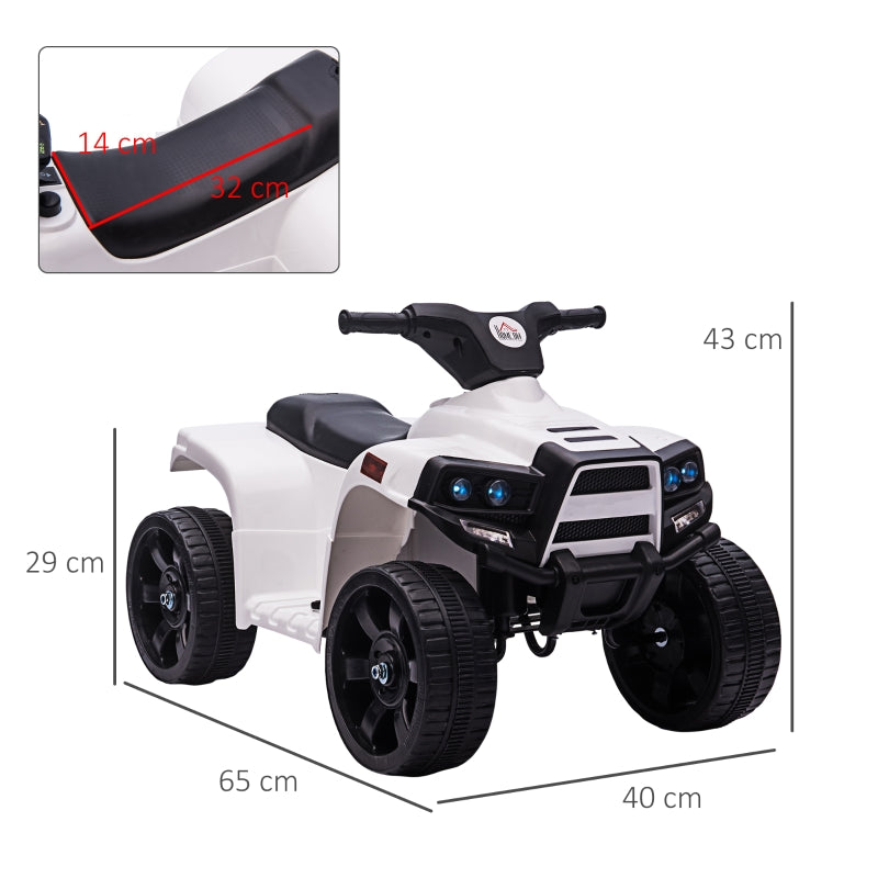 Elektrische kinderquad 65x40x43 cm – 6V met LED-verlichting