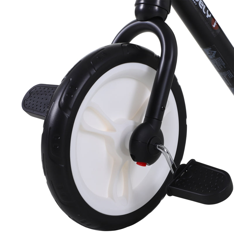 Zwarte verstelbare loopfiets 85x36x54 cm – lichtgewicht kinderfiets