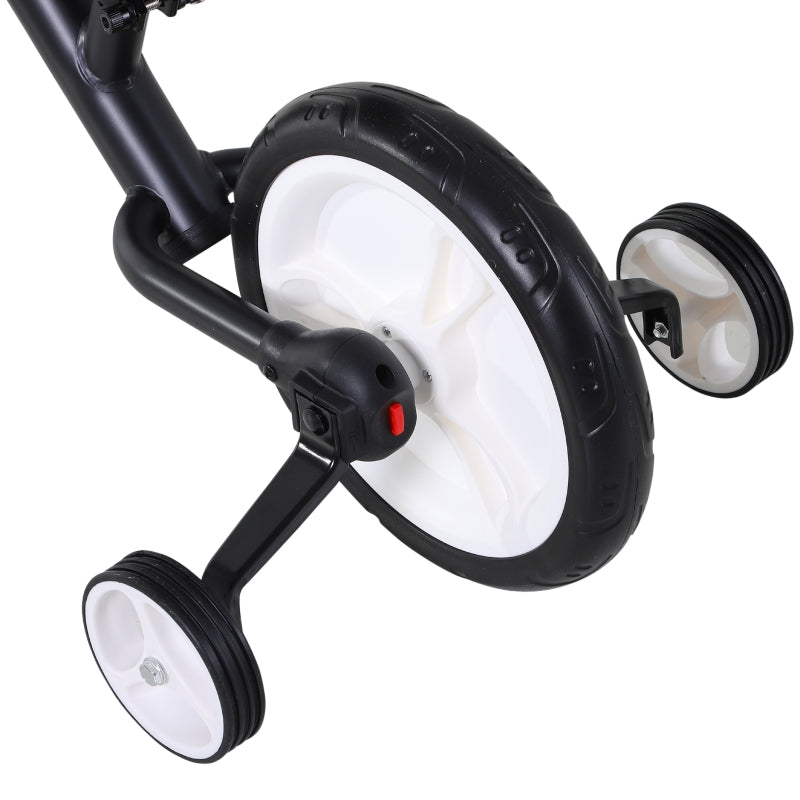 Zwarte verstelbare loopfiets 85x36x54 cm – lichtgewicht kinderfiets