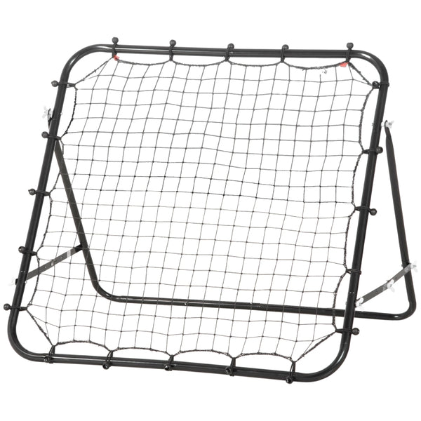 Verstelbare voetbal rebounder 96x80x96 cm – ideaal voor techniektraining
