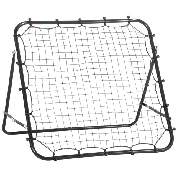Verstelbare voetbal rebounder 96x80x96 cm – ideaal voor techniektraining