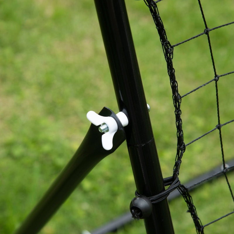 Verstelbare voetbal rebounder 96x80x96 cm – ideaal voor techniektraining