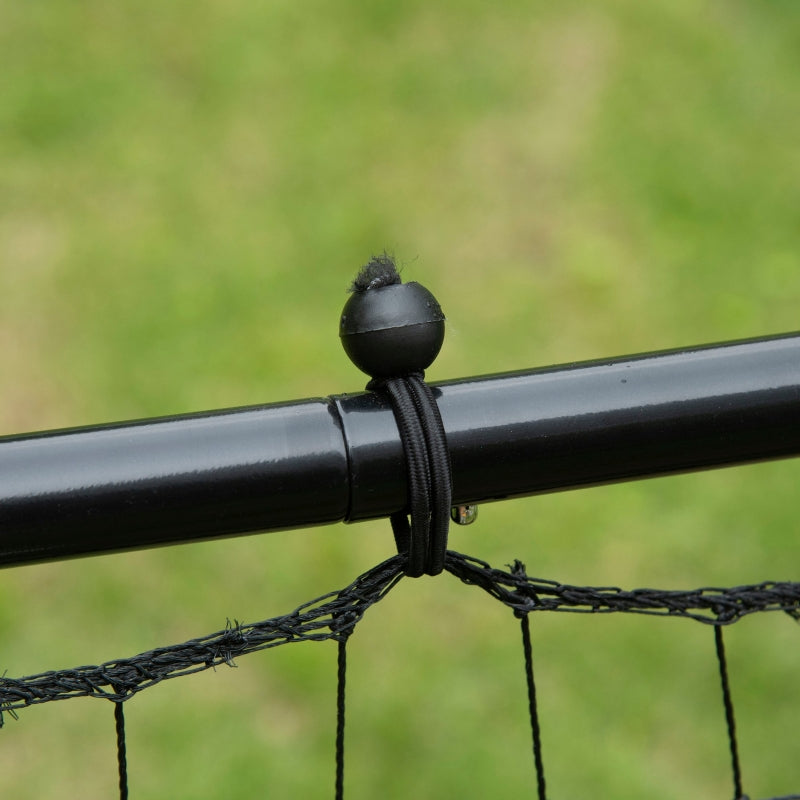 Verstelbare voetbal rebounder 96x80x96 cm – ideaal voor techniektraining