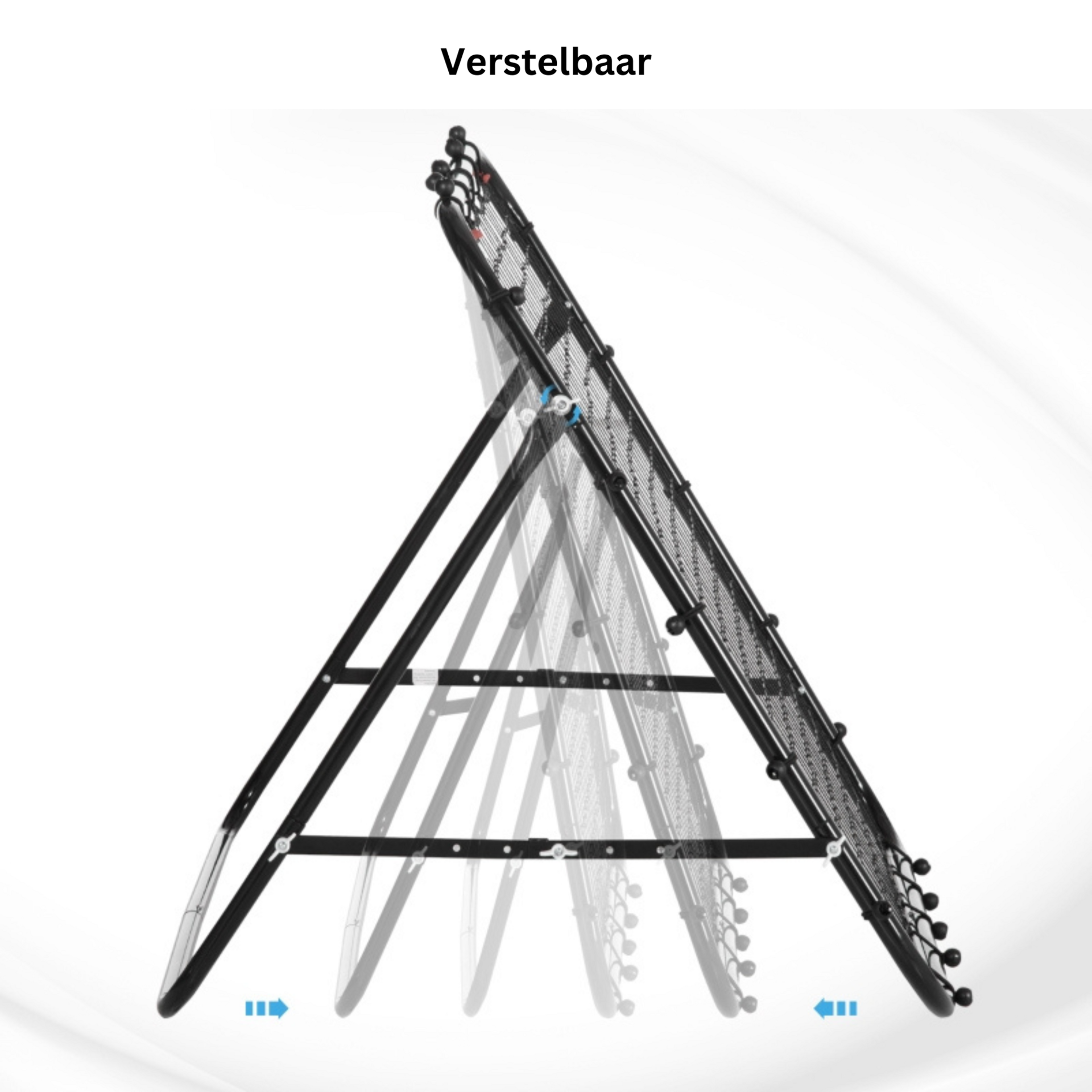 Verstelbare voetbal rebounder 96x80x96 cm – ideaal voor techniektraining