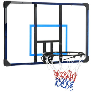 Duurzaam basketbalbord met ring 113x61x73 cm – voor buitengebruik, geschikt voor montage op muren en palen