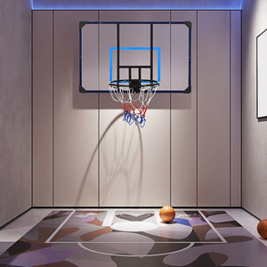 Duurzaam basketbalbord met ring 113x61x73 cm – voor buitengebruik, stevig en weerbestendig voor diverse montages.
