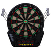 Elektronisch dartbord 44x51,5 cm – 27 spellen, 16 spelers, LED-display