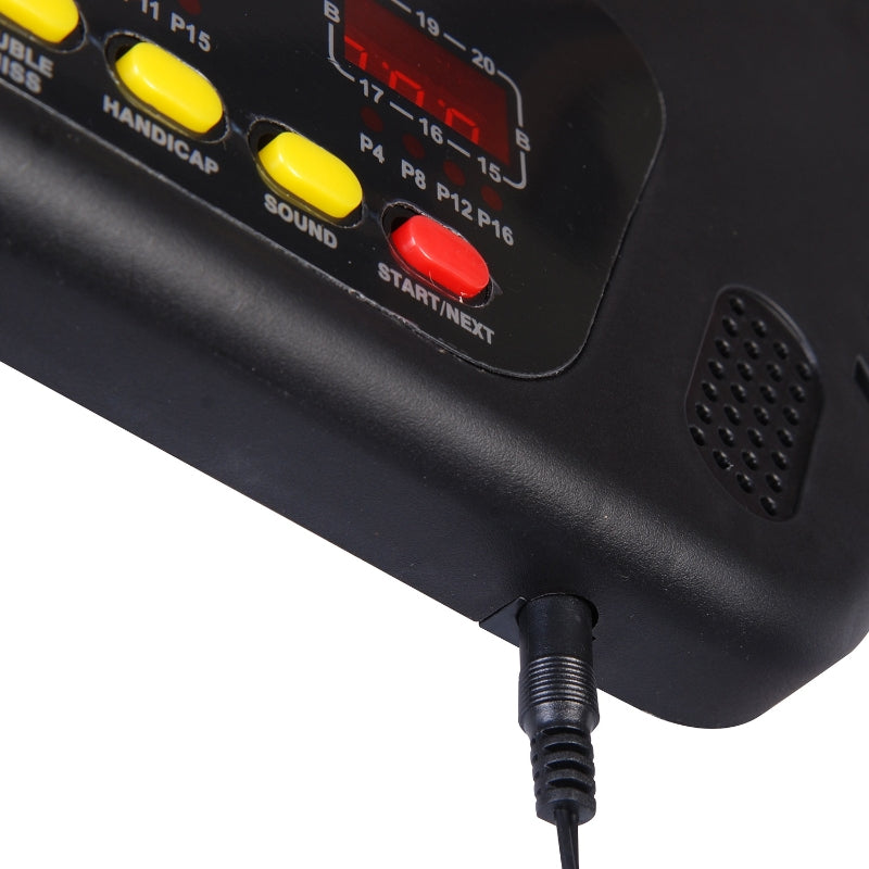Elektronisch dartbord 44x51,5 cm – 27 spellen, 16 spelers, LED-display