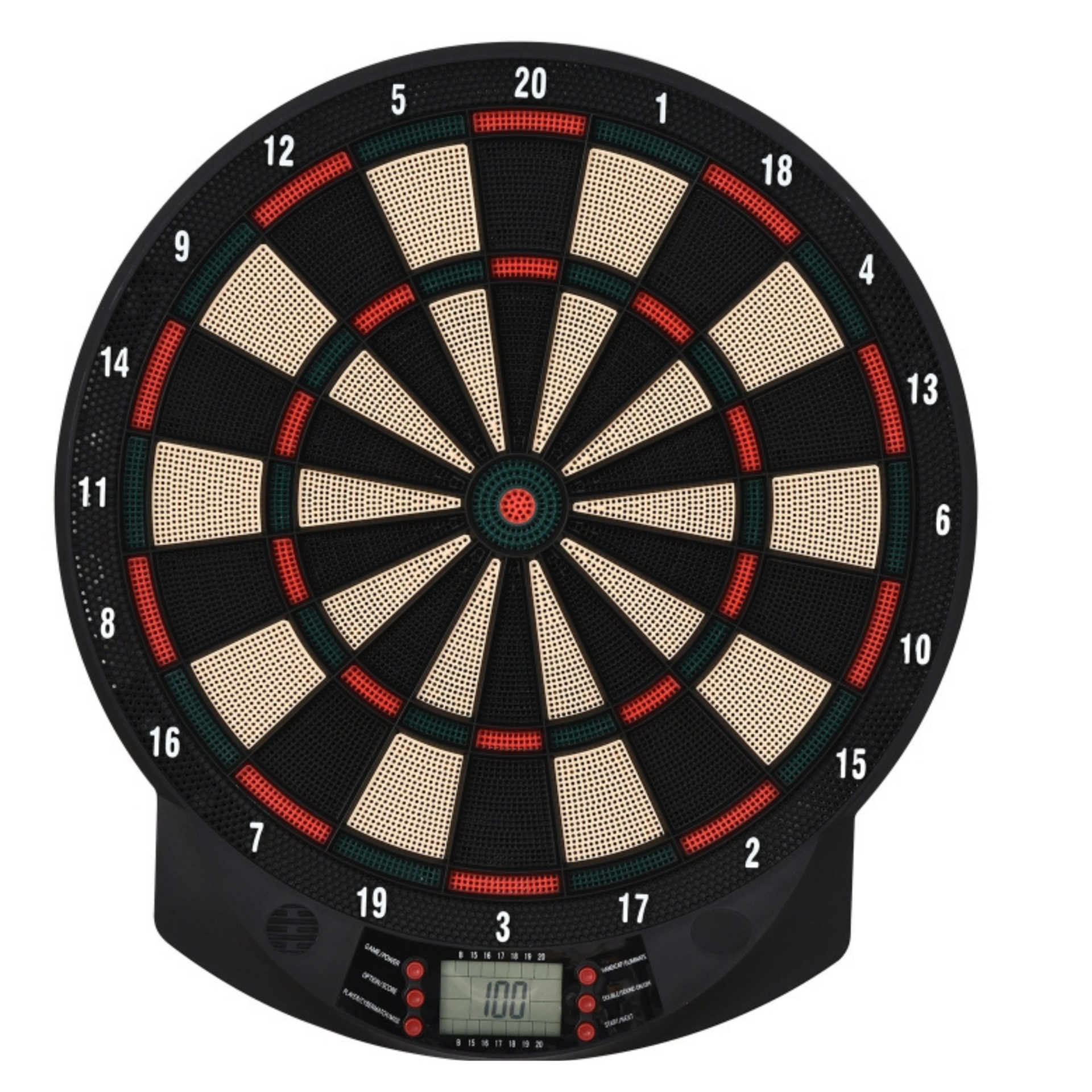 Elektronisch dartbord 44x39,5 cm – 26 spellen, 8 spelers, LCD-display
