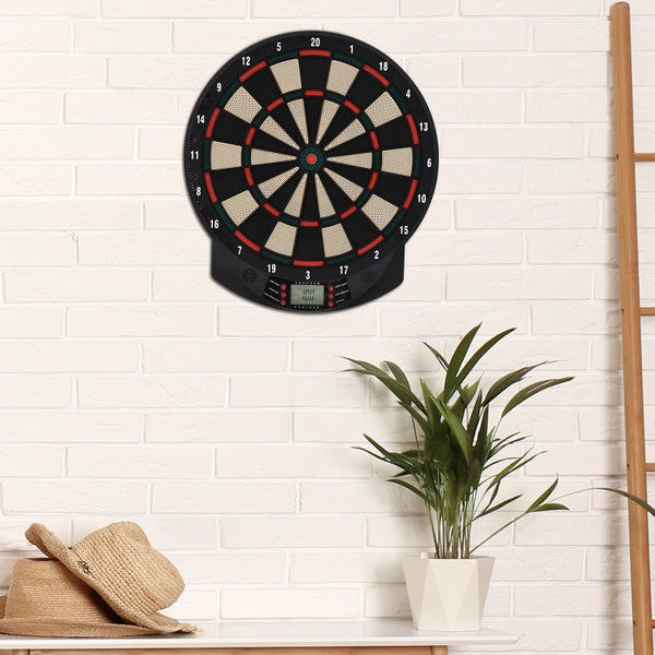 Elektronisch dartbord 44x39,5 cm – 26 spellen, 8 spelers, LCD-display