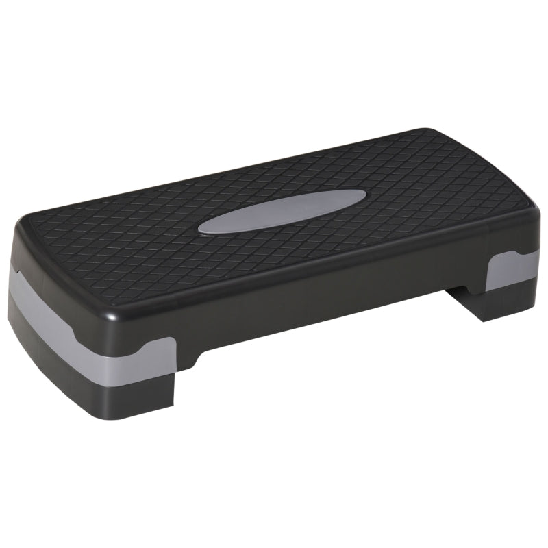 Verstelbare aerobic fitness step 68x29x15 cm – antislip en compact