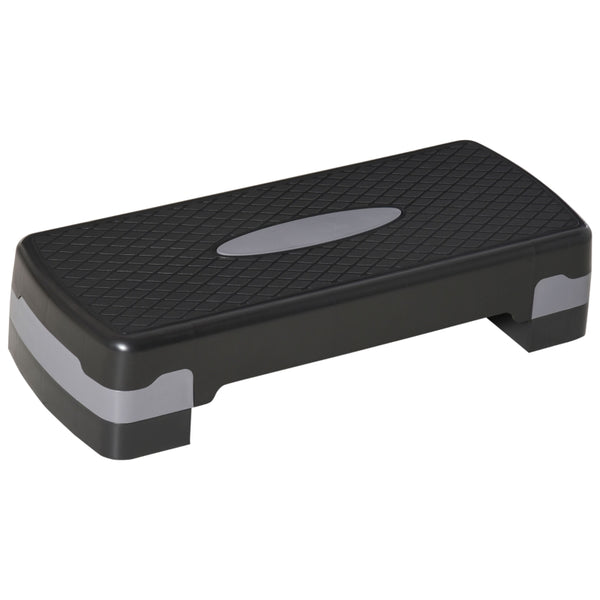Verstelbare aerobic fitness step 68x29x15 cm – antislip en compact