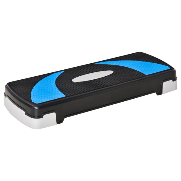 Verstelbare aerobic fitness step 80x31x20 cm – antislip en compact
