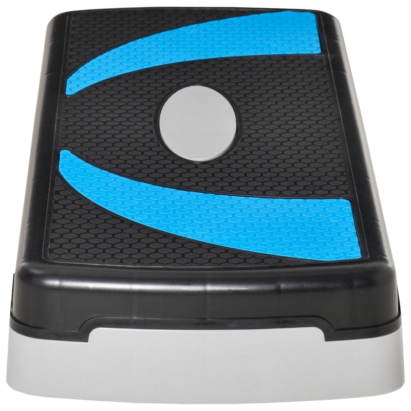 Verstelbare aerobic fitness step 80x31x20 cm – antislip en compact