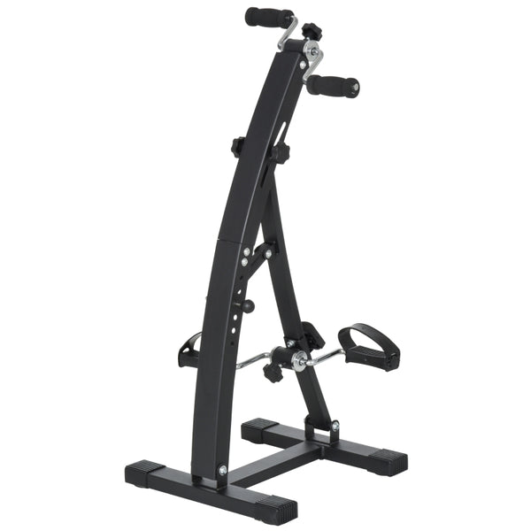 Compacte hometrainer stoelfiets 41x50x96 cm – zwart met LCD-display