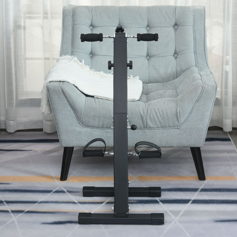Compacte hometrainer stoelfiets 41x50x96 cm – zwart met LCD-display