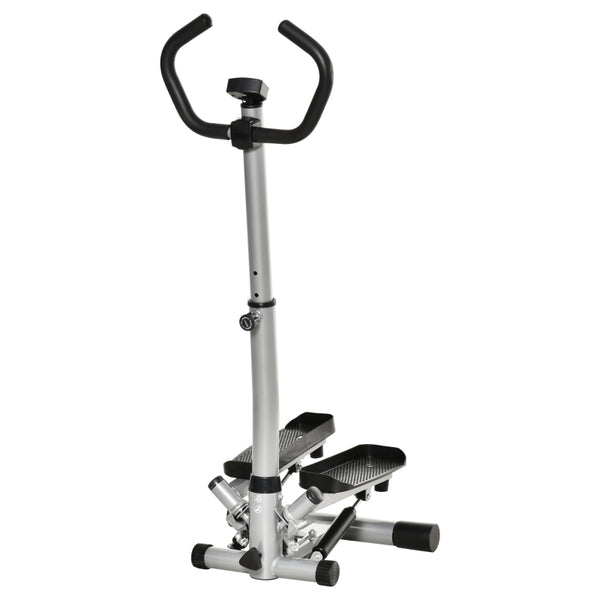 Compacte stepper hometrainer 55x53x118-128 cm – met LCD-display