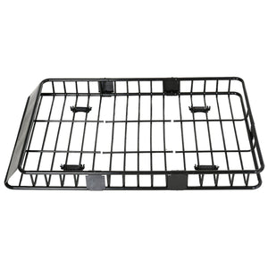 Robuuste universele dakdrager 162x99x16 cm – metaal zwart met hoog draagvermogen en eenvoudige montage voor auto bagage