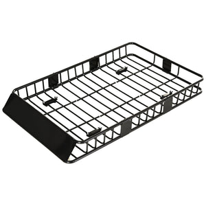 Robuuste universele dakdrager 162x99x16 cm – metaal zwart met stevig frame en eenvoudig te monteren ontwerp voor auto’s