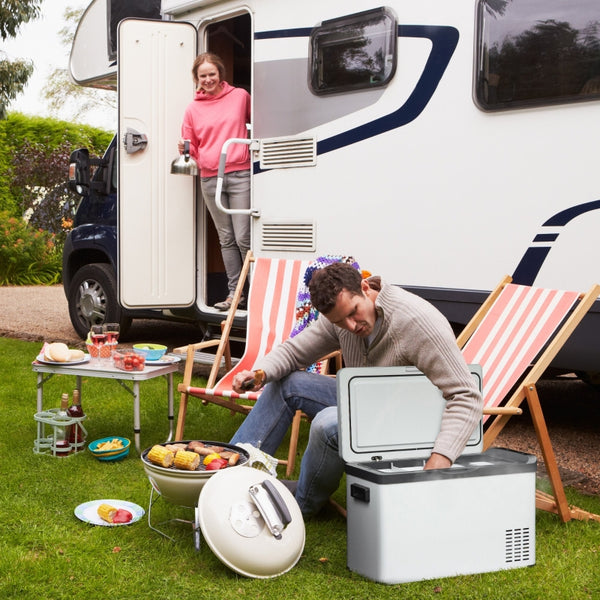 Draagbare elektrische koelbox 30L – 12V/230V met LCD-display