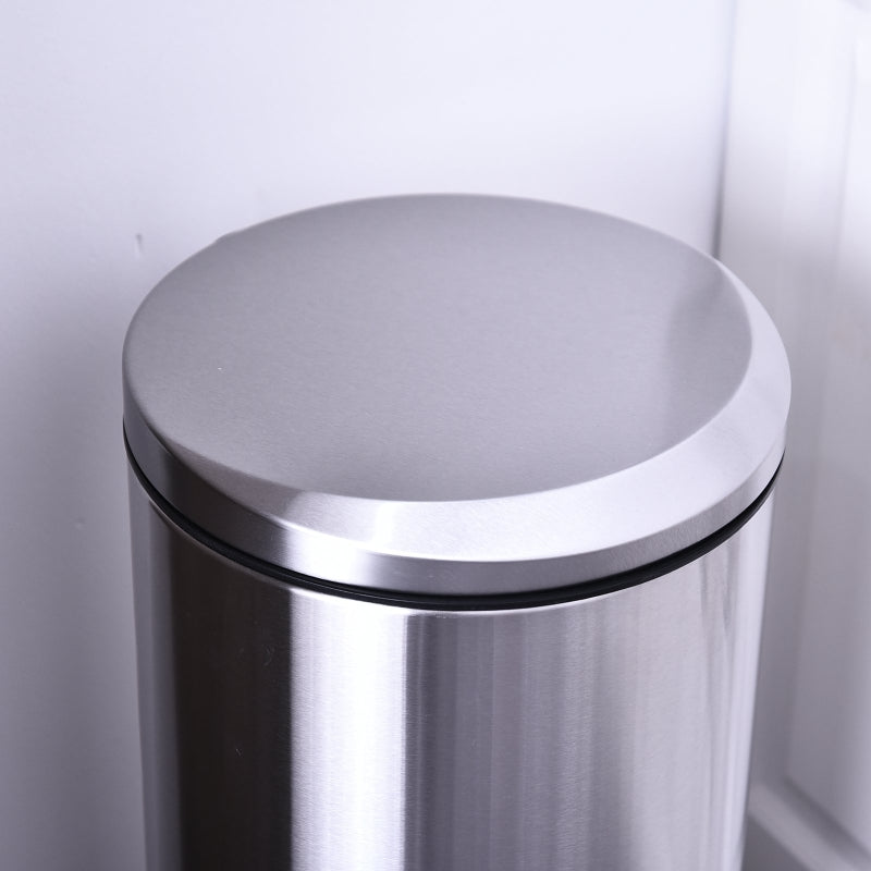 Stijlvolle RVS pedaalemmer 30L – softclose deksel en binnenemmer