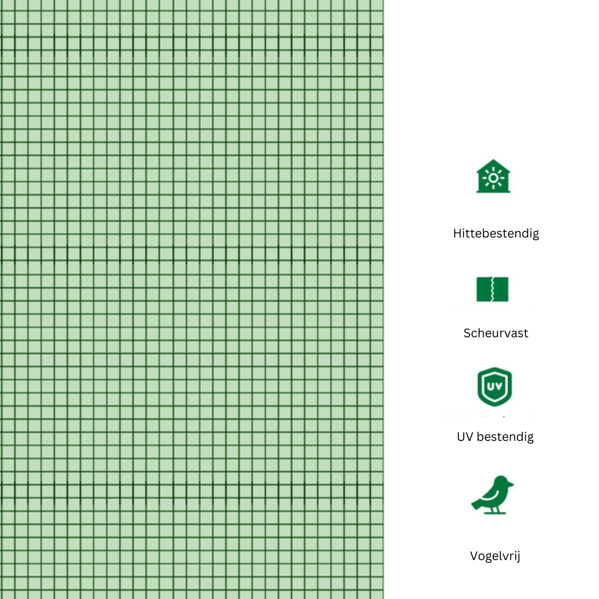 Kweekkas foliekas – 295 x 100 x 80 cm broeikas groen