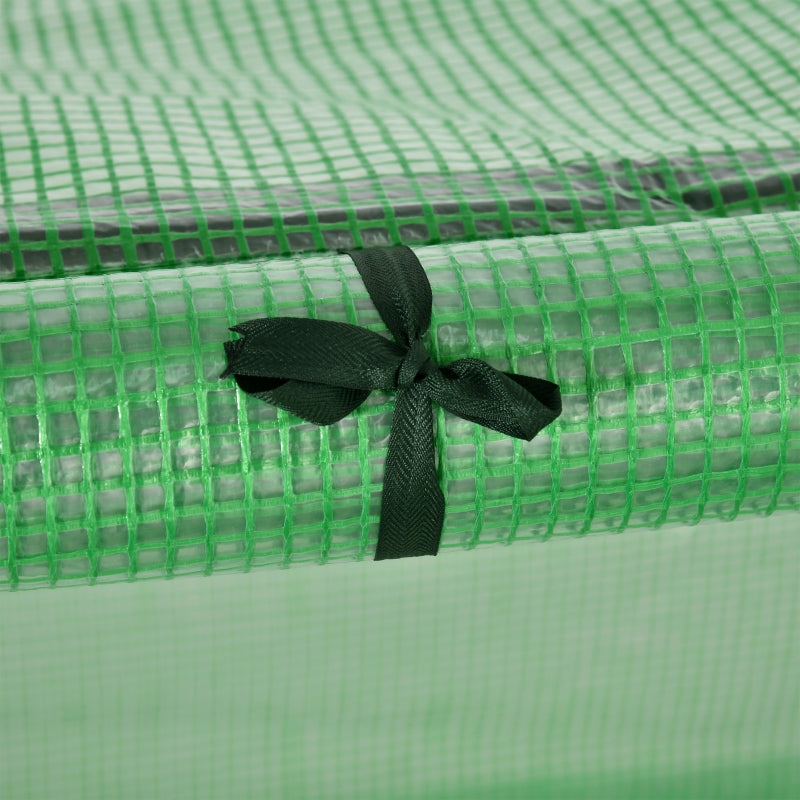 Kweekkas foliekas – 295 x 100 x 80 cm broeikas groen
