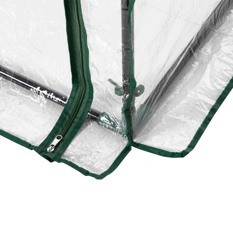 Kweekkas compacte tuinkas 100x50x150 cm groen