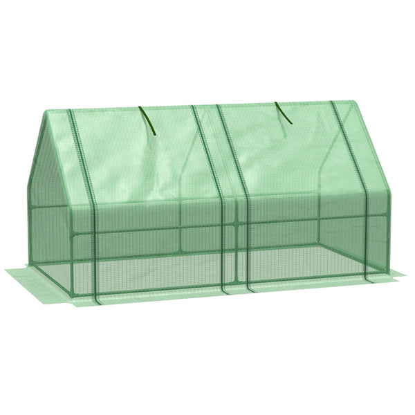 Foliekas 180 x 90 x 90 cm – Groene compacte broeikas voor tuin