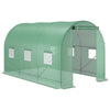 Tunnelkas M 350x200x200 cm groen als tuinkas en kweekkas