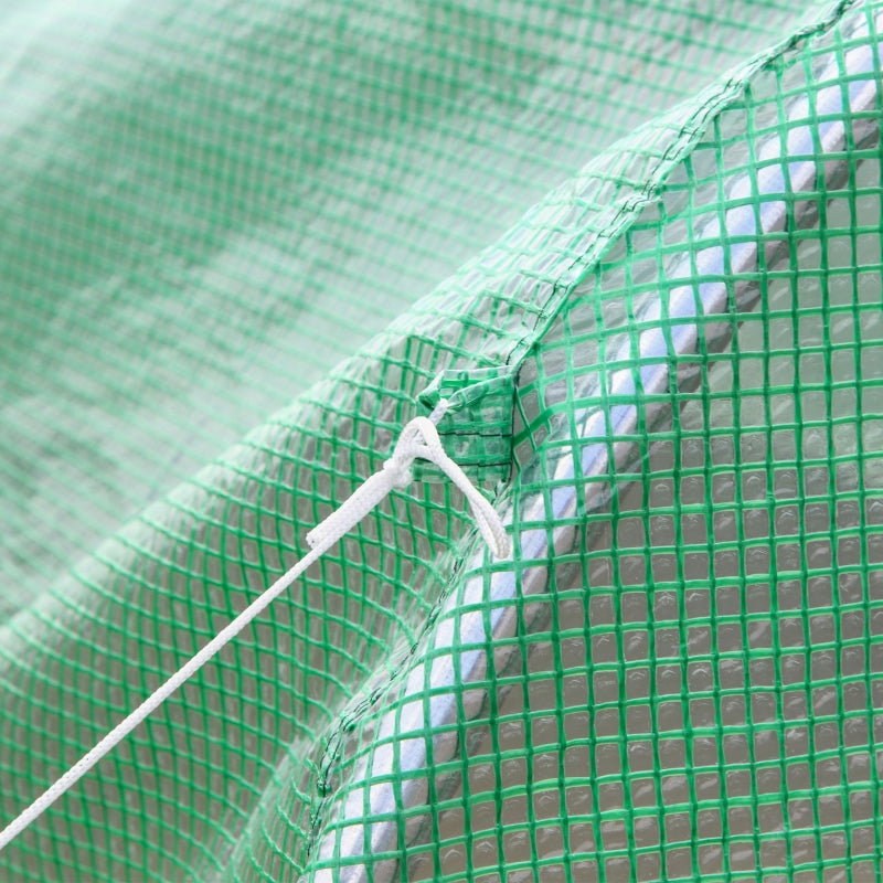 Tunnelkas M 350x200x200 cm groen als tuinkas en kweekkas