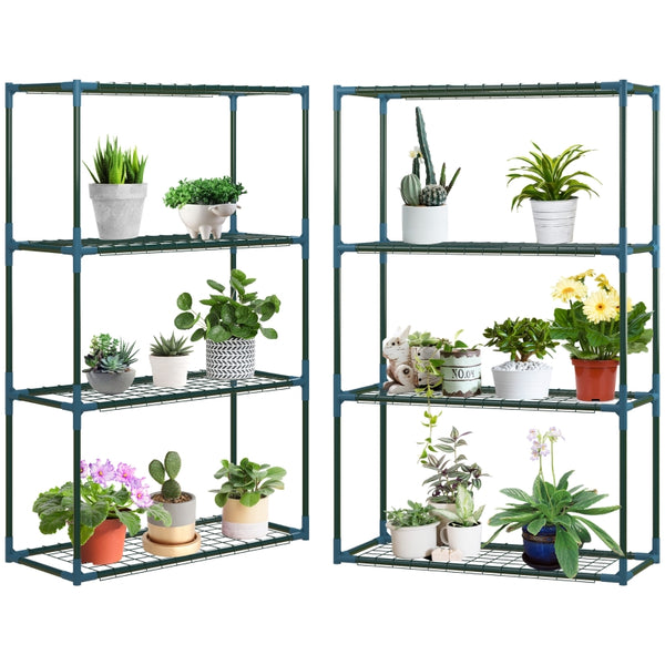 Plantenrek voor buiten – 70 x 27 x 110 cm bloemenstandaard